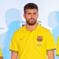 Gerard Piqué en el acto de alianza entre el Barça y Pies Descalzos en Miami