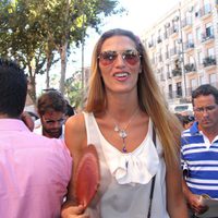 Laura Sánchez en la corrida de toros de José Tomás en Huelva