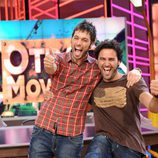 Dani Martínez y Rául Gómez en la presentación de 'Otra movida'