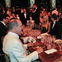 Alberto y Charlene de Mónaco en la cena del Baile de la Cruz Roja 2011