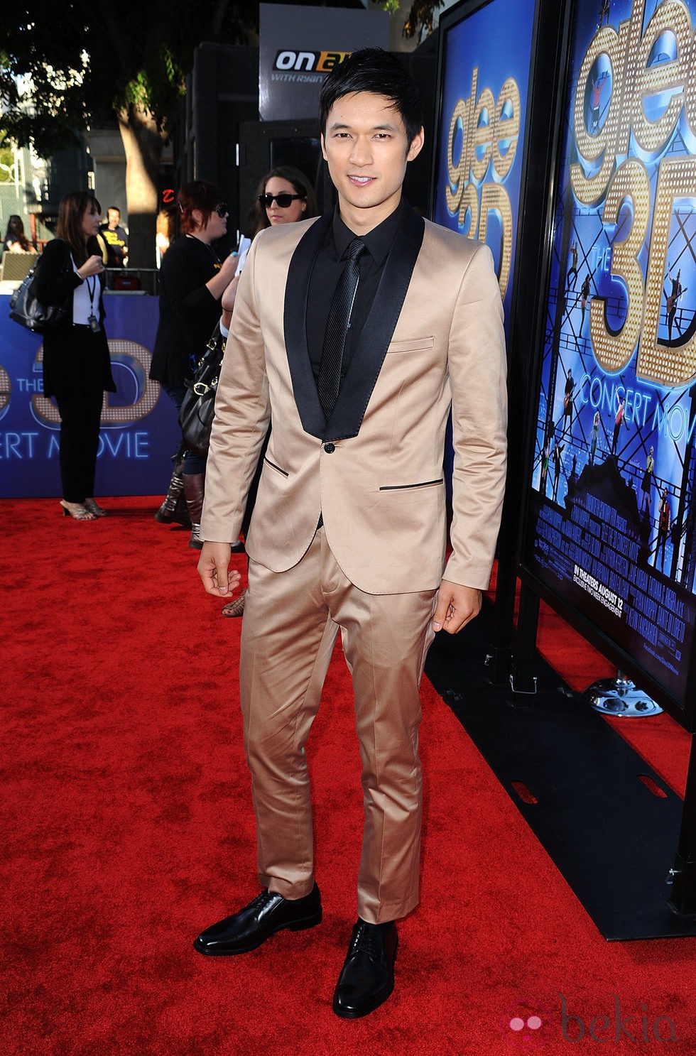 Harry Shum Jr. en el estreno de 'Glee: The 3D Concert Movie'