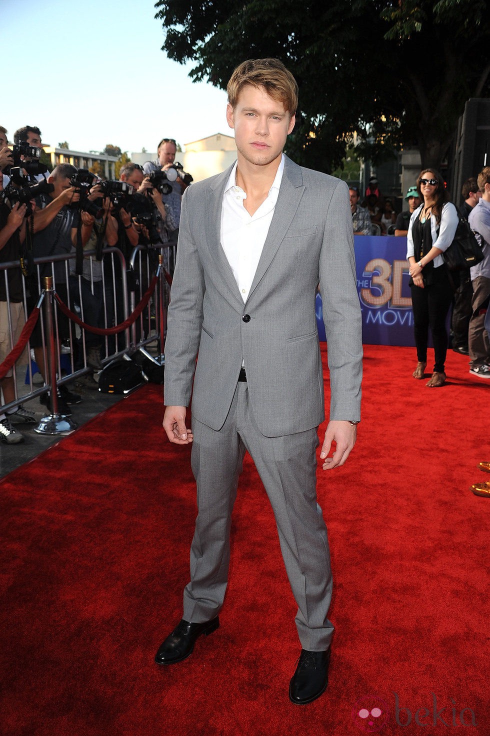 Chord Overstreet en el estreno de 'Glee: The 3D Concert Movie'