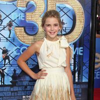 Kiernan Shipka, de 'Mad men', en la première de 'Glee: The 3D Concert Movie'