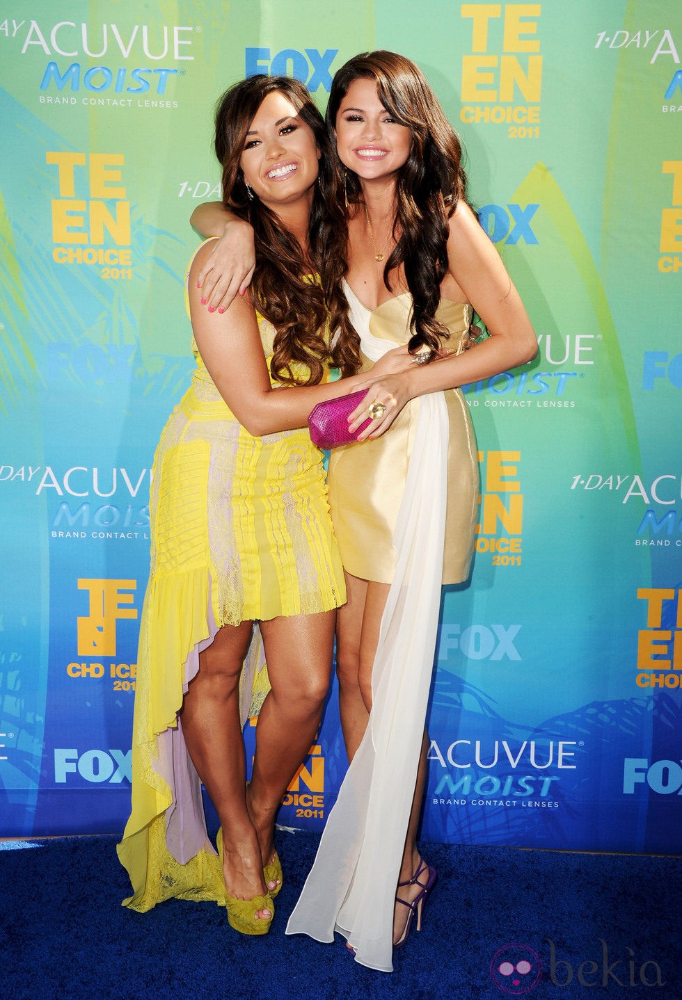 Demi Lovato y Selena Gomez en los Teen Choice Awards 2011