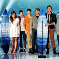 El reparto de 'Glee' en la gala de entrega de los Teen Choice Awards 2011