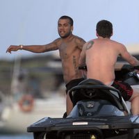 Messi y Alves presumen de tatuajes en Ibiza