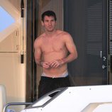 Leo Messi presume de torso desnudo en Ibiza