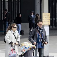 Leonor Watling y Jorge Drexler con su hijo Luca