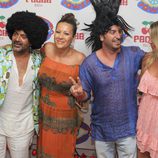 José Corbacho y Arturo Valls en la fiesta 'Flower Power' en Ibiza