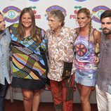 Caritina Goyanes en la fiesta 'Flower Power' en Ibiza