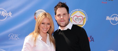 Hilary Duff y Mike Comrie antes de su boda