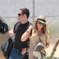 Hilary Duff durante sus primeras vacaciones como embarazada