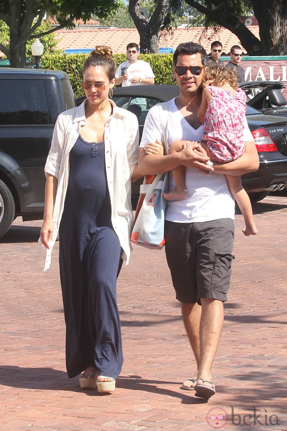 Jessica Alba, Cash Warren y su hija Honor Marie