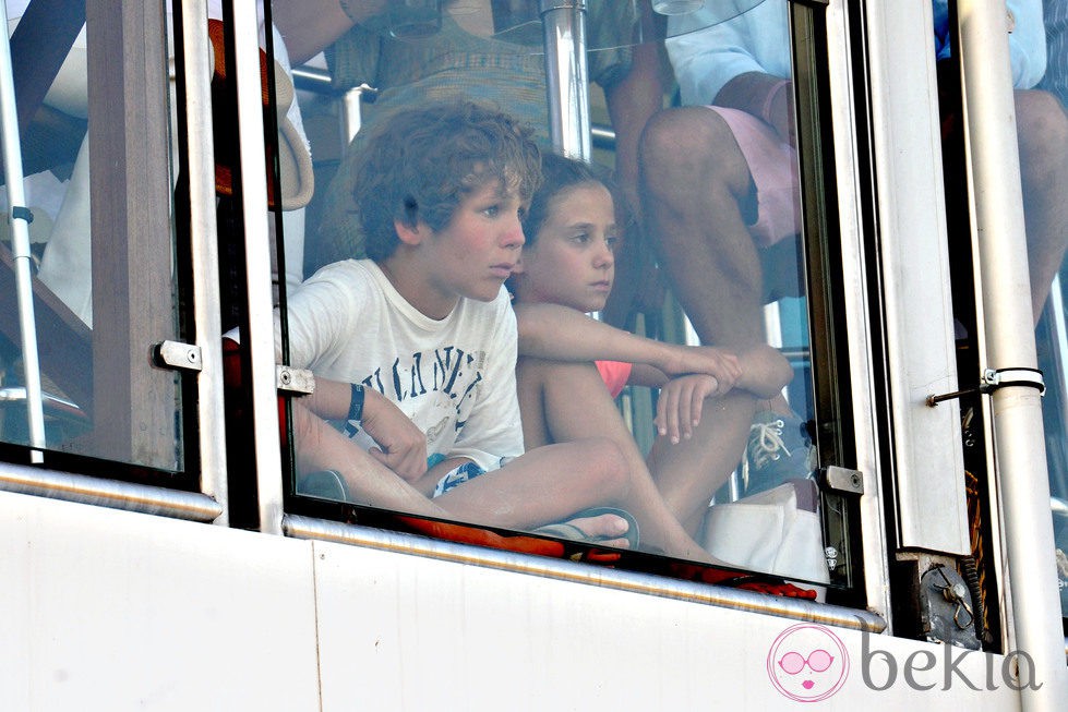 Felipe y Victoria de Marichalar en el campeonato de polo de Sotogrande