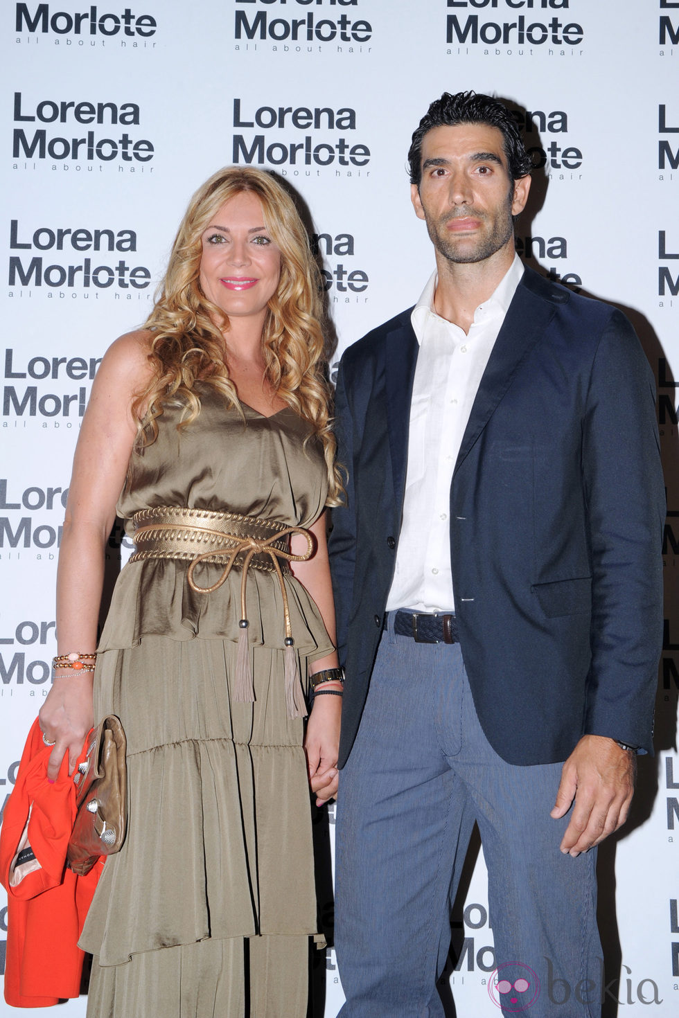 Ingrid Asensio y Fernando Sanz en la fiesta de Lorena Morlote en Marbella