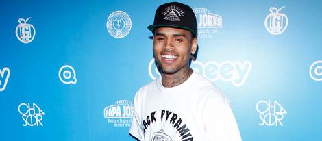 Chris Brown en el lanzamiento de su nuevo canal Qubeey