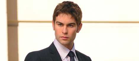 Chase Crawford durante el rodaje de la sexta temporada de 'Gossip Girl'