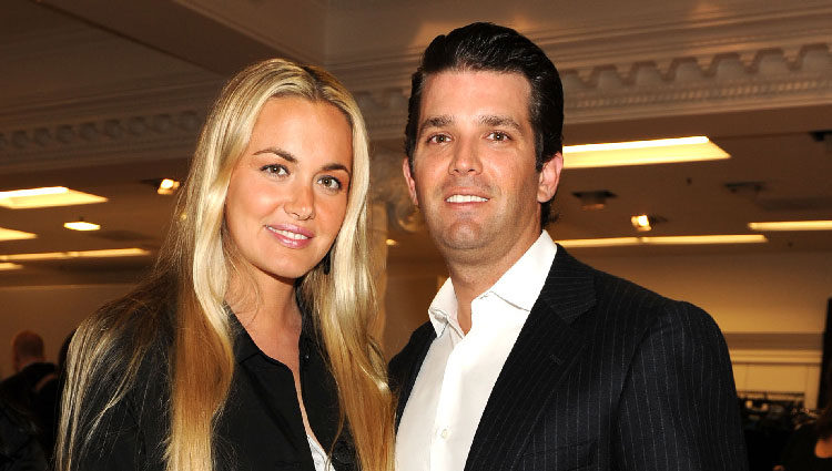 Donald Trump Jr y su mujer Vanessa durante la presentación de la colección de Ivanka Trump