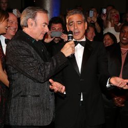 Neil Diamond y George Clooney