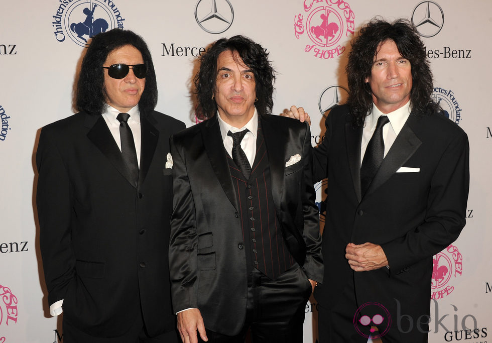 El grupo The Kiss presentes en la gala solidaria '26th Anniversary Carousel Of Hope Ball'