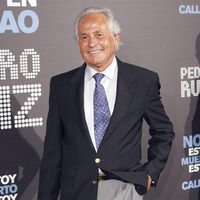 Palomo Linares en el estreno de la obra de teatro 'No estoy muerto, estoy en Callao'