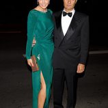 Mar Flores y Javier Merino en la cena de gala de la exposición 'El arte de Cartier'