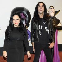 Alaska y Mario Vaquerizo en la presentación de 'Hotel Transilvania' en Madrid