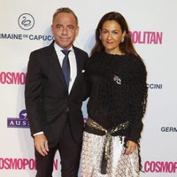 Joaquín Torres y su acompañante en los Premios Cosmopolitan Fun Fearless Female 2012 