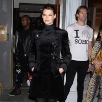 Linda Evangelista en la fiesta de inauguración de una tienda de Versace en Nueva York