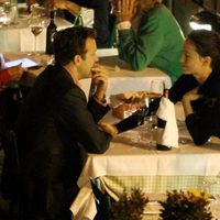 Olivia Wilde y Jason Sudeikis cenando en un restaurante italiano en Roma