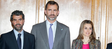 Audiencias de don Felipe y doña Letizia previas a la entrega de los Príncipe de Asturias 2012