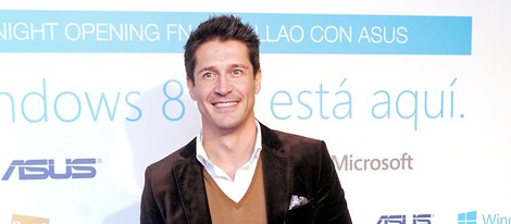 Jaime Cantizano en la presentación del Windows 8 en Madrid