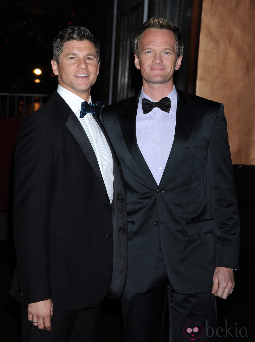 Neil Patrick Harris y David Burtka en el 50 cumpleaños de David Furnish