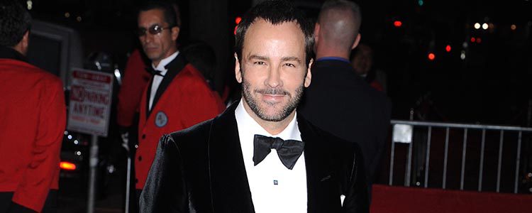 Tom Ford en el 50 cumpleaños de David Furnish