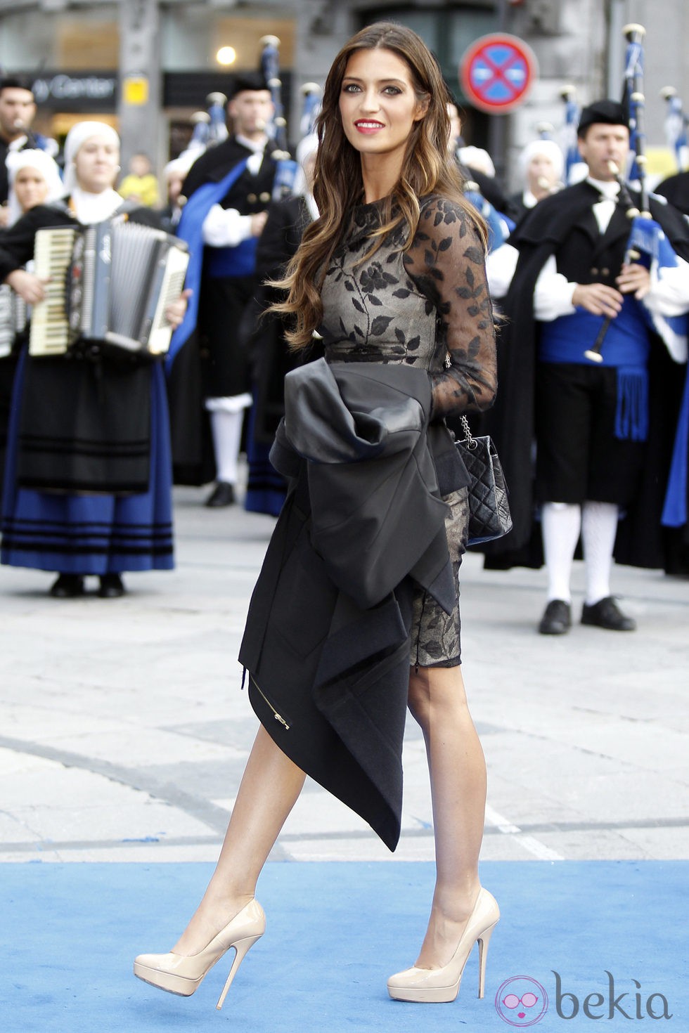 Sara Carbonero en la entrega de los Premios Príncipe de Asturias 2012