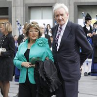 Luis del Olmo en la entrega de los Premios Príncipe de Asturias 2012