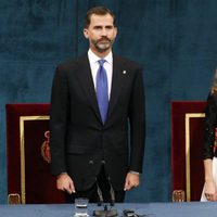 Don Felipe y doña Letizia en la entrega de los Premios Príncipe de Asturias 2012