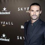 Iván Sánchez en la fiesta celebrada con motivo del estreno de 'Skyfall'