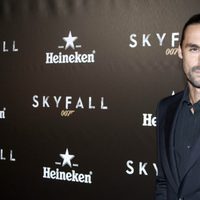 Iván Sánchez en la fiesta celebrada con motivo del estreno de 'Skyfall'