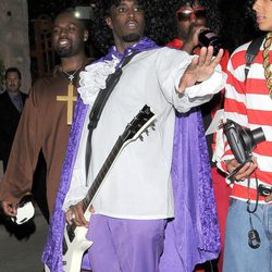 El rapero P.Diddy se disfraza para la fiesta de Halloween 2012