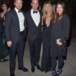 Will Kopelman, Justin Theroux, Jennifer Aniston y Drew Barrymore en la Gala Lacmar 2012