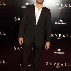 Luis Fernández en el estreno de 'Skyfall' en Madrid