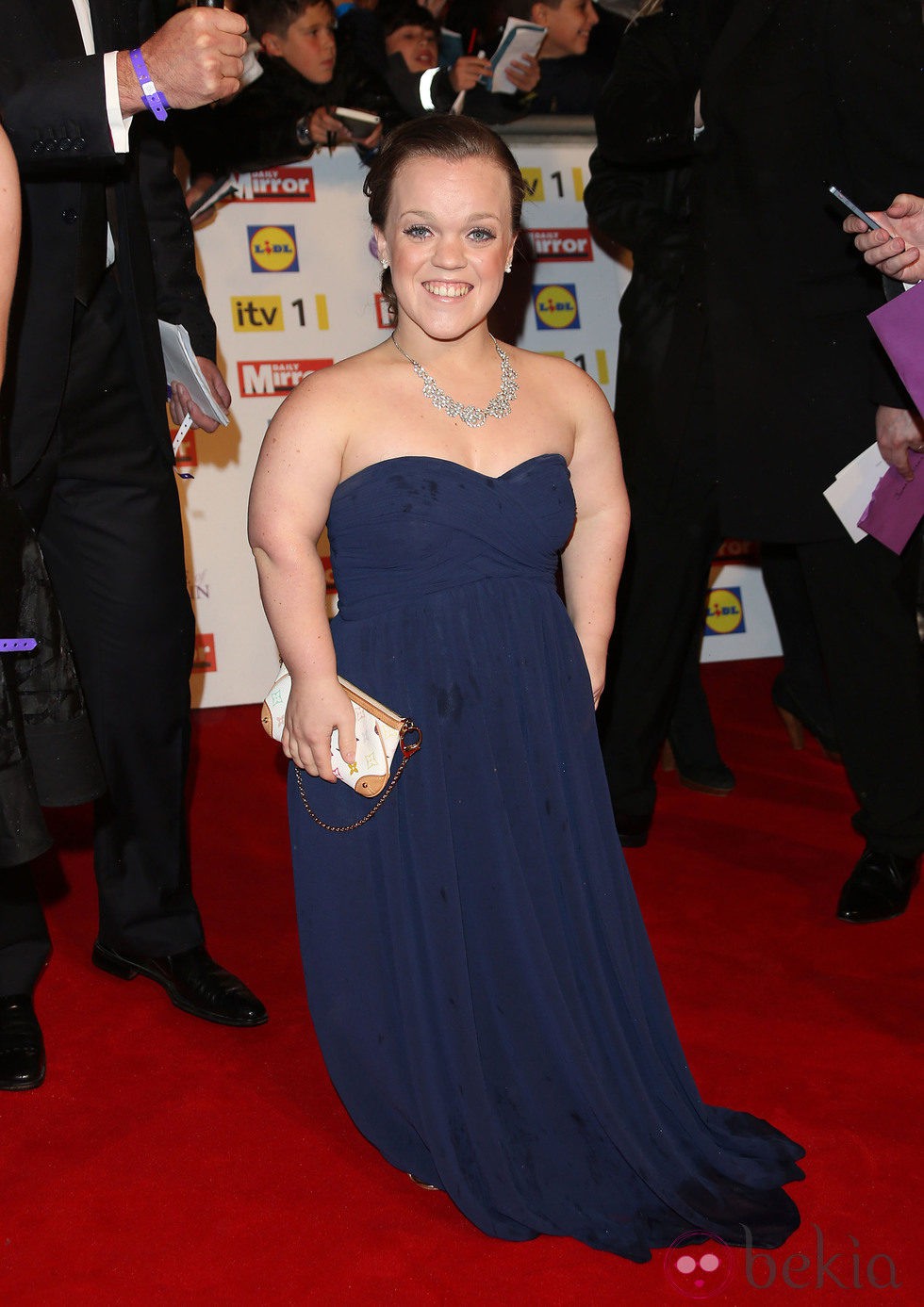 Ellie Simmonds en la gala de premios Britain Awards 2012 de Londres