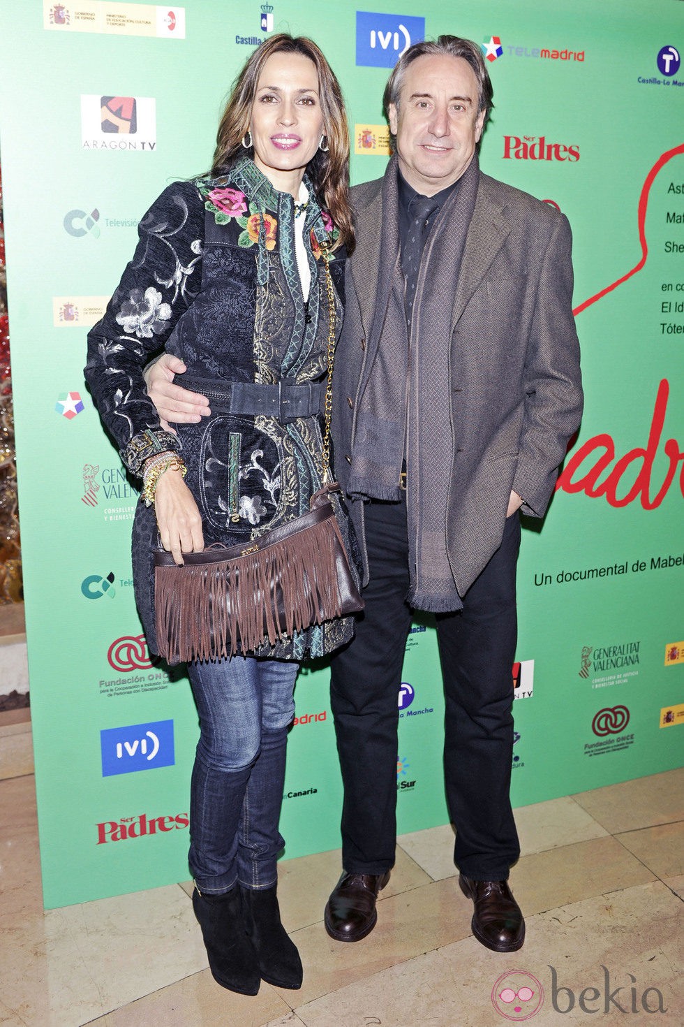 Juanjo Puigcorbé y Lola Marceli en el estreno del documental 'Madre'