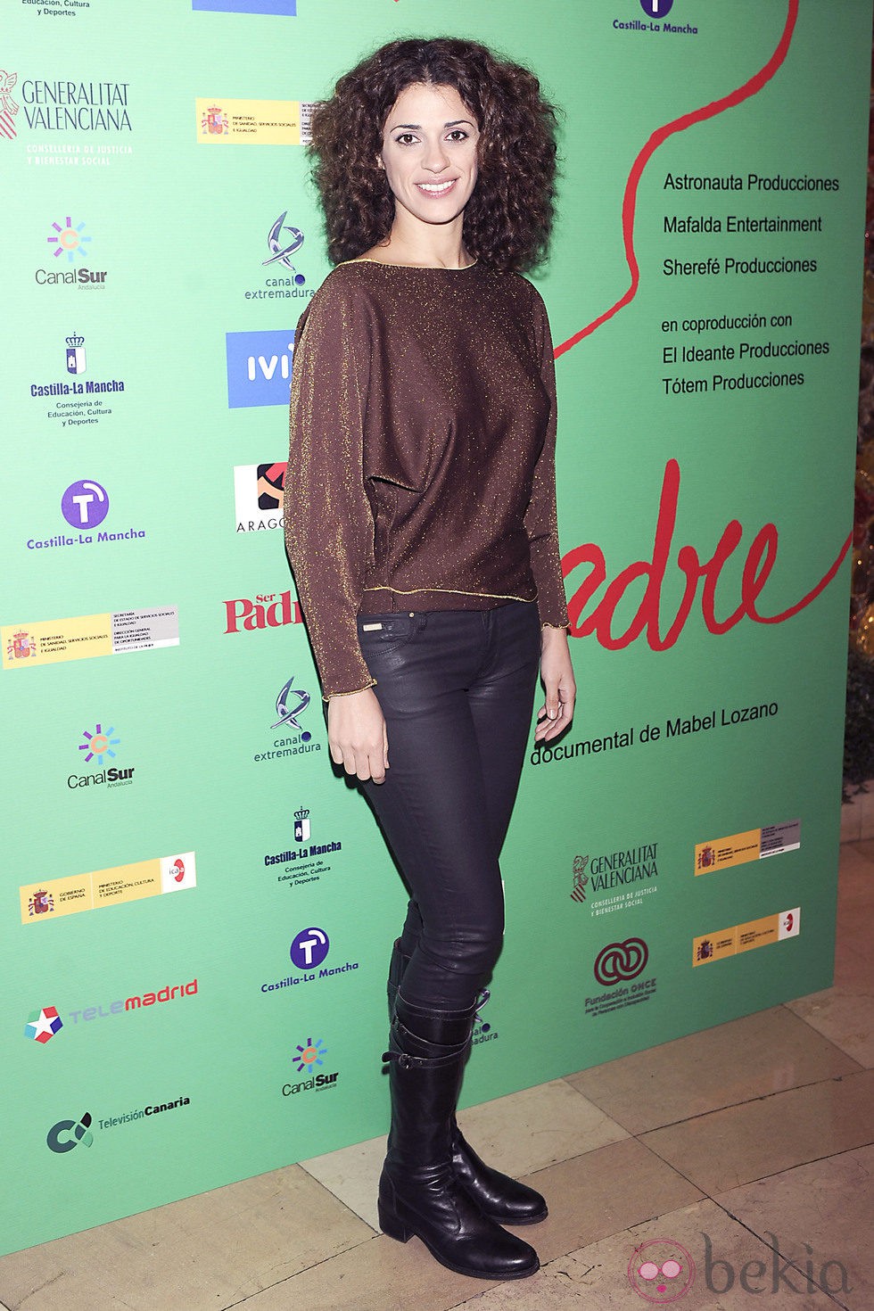 Ruth Gabriel en el estreno del documental 'Madre'