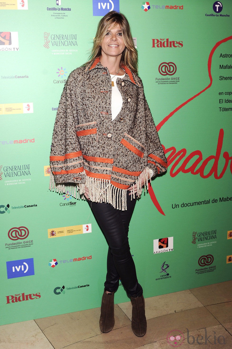 Arancha de Benito en el estreno del documental 'Madre'