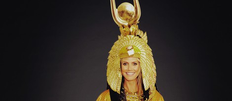 Heidi Klum disfrazada de Cleopatra para Halloween