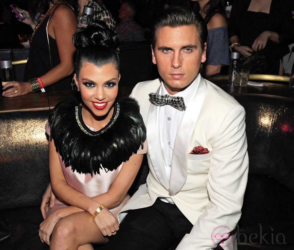 Kourtney Kardashian y su novio Scott Disick