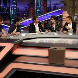 One Direction y Pablo Motos en 'El hormiguero'