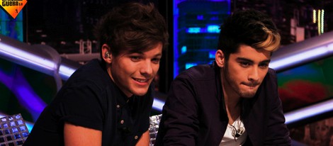 Los One Direction Louis Tomlinson y Zayn Malik en 'El hormiguero'